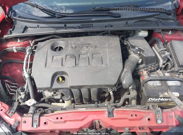 2T1BURHE5JC057111 2018 TOYOTA COROLLA Red Vista trasera