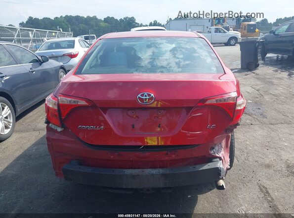 2T1BURHE5JC057111 2018 TOYOTA COROLLA Red 