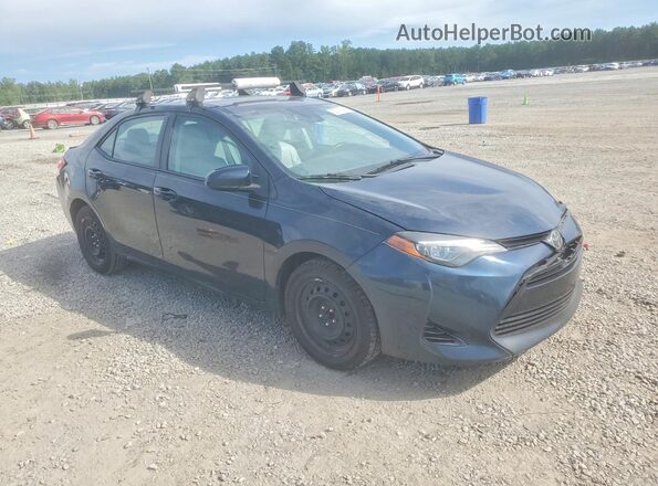 2T1BURHE5JC073101 2018 TOYOTA COROLLA Blue Передня права чверть