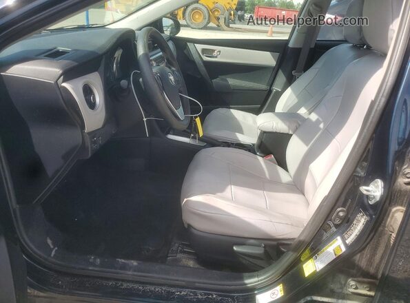 2T1BURHE5JC073101 2018 TOYOTA COROLLA Blue Вид салону спереду