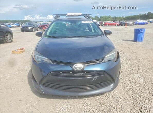 2T1BURHE5JC073101 2018 TOYOTA COROLLA Blue Вид спереду