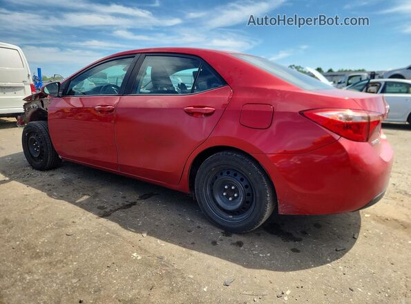 2T1BURHE5JC095647 2018 TOYOTA COROLLA Красный Задняя левая четверть