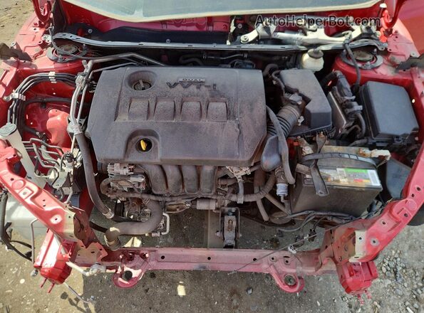 2T1BURHE5JC095647 2018 TOYOTA COROLLA Красный Вид задней части салона