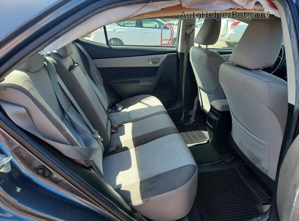 2T1BURHE5JC103262 2018 TOYOTA COROLLA Gray უკანა სავარძლების ხედი