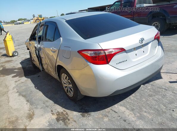 2T1BURHE5JC120921 2018 TOYOTA COROLLA Silver Rear left