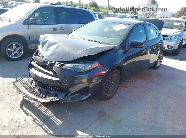 2T1BURHE5JC968538 2018 TOYOTA COROLLA Gray Przód lewy