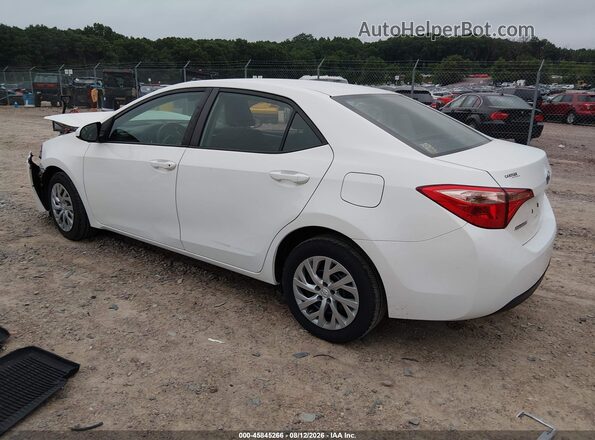 2T1BURHE5KC144895 2019 TOYOTA COROLLA White უკანა მარცხენა