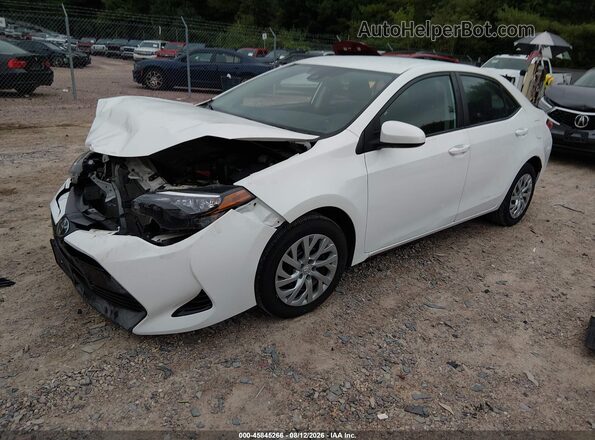 2T1BURHE5KC144895 2019 TOYOTA COROLLA White წინა მარცხენა ხედი სამი მეოთხედიდან