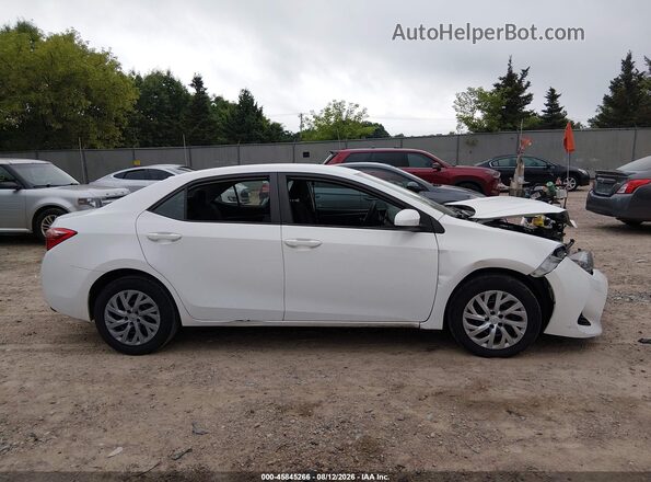 2T1BURHE5KC144895 2019 TOYOTA COROLLA White უკანა სალონის ხედი