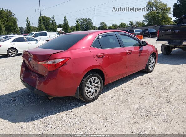 2T1BURHE5KC151698 2019 TOYOTA COROLLA Red Trasero derecho