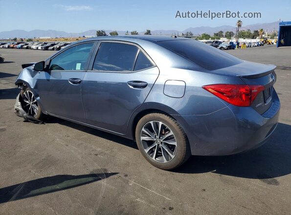 2T1BURHE5KC162300 2019 TOYOTA COROLLA Gray უკანა მარცხენა