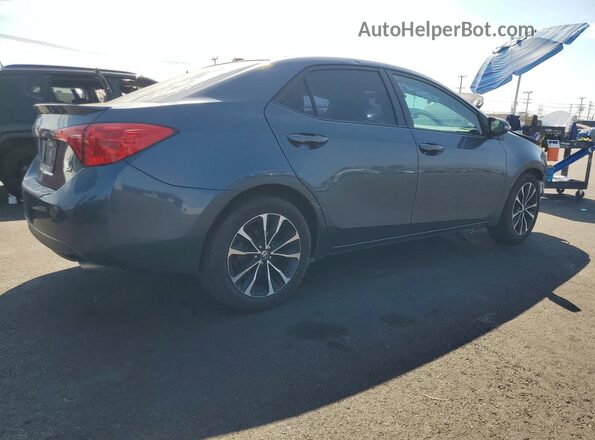 2T1BURHE5KC162300 2019 TOYOTA COROLLA Gray უკანა მარჯვენა