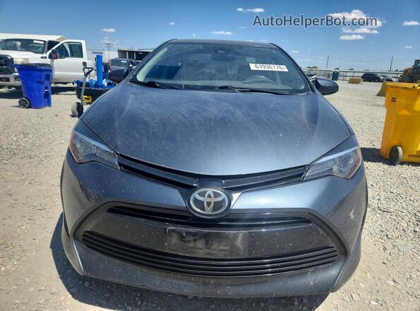 2T1BURHE5KC192879 2019 TOYOTA COROLLA Gray წინა ხედი