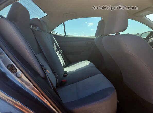 2T1BURHE5KC192879 2019 TOYOTA COROLLA Gray უკანა სავარძლების ხედი