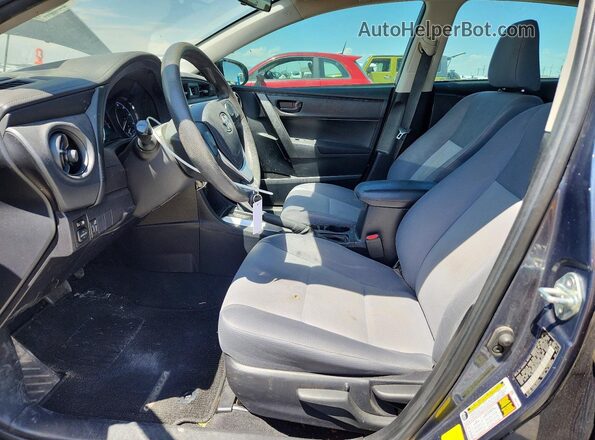 2T1BURHE5KC192879 2019 TOYOTA COROLLA Gray წინა სალონის ხედი