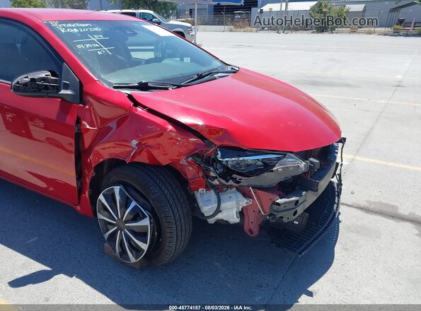 2T1BURHE5KC205954 2019 TOYOTA COROLLA Red Vista frontal