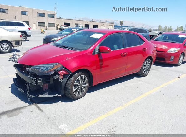 2T1BURHE5KC205954 2019 TOYOTA COROLLA Red Vista tres cuartos delantera izquierda