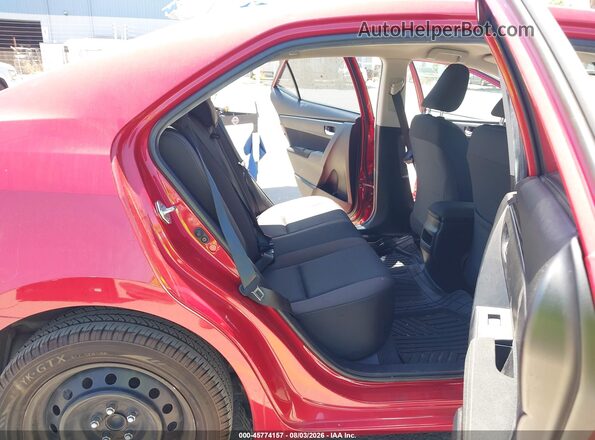 2T1BURHE5KC205954 2019 TOYOTA COROLLA Red Vista de la etiqueta del VIN