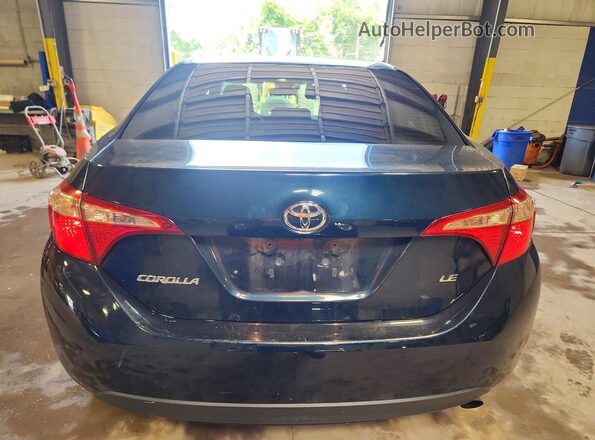 2T1BURHE5KC239747 2019 TOYOTA COROLLA Blue Rear view