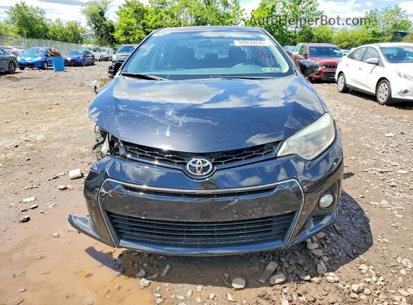 2T1BURHE6GC497024 2016 TOYOTA COROLLA Black Դիմացի տեսք