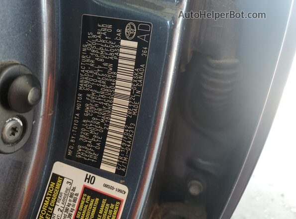 2T1BURHE6GC504618 2016 TOYOTA COROLLA Blue ძრავის განყოფილების ხედი