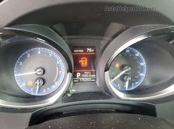 2T1BURHE6GC504618 2016 TOYOTA COROLLA Blue ხელსაწყოთა პანელის ხედი
