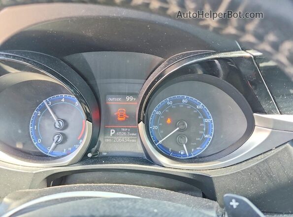 2T1BURHE6GC535481 2016 TOYOTA COROLLA White Սարքավորումների վահանակի տեսք