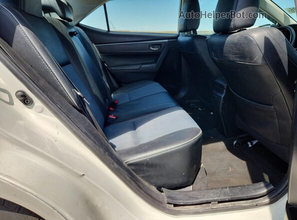2T1BURHE6GC535481 2016 TOYOTA COROLLA White Հետևի նստատեղերի տեսք