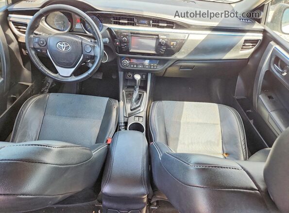 2T1BURHE6GC535481 2016 TOYOTA COROLLA White Առջևի վահանակի տեսք