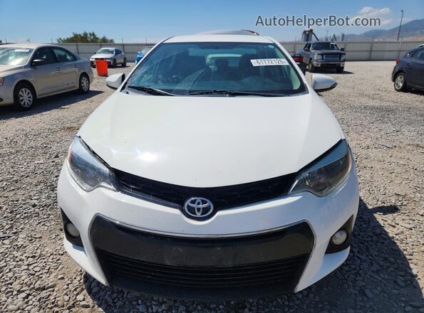 2T1BURHE6GC535481 2016 TOYOTA COROLLA White Դիմացի տեսք