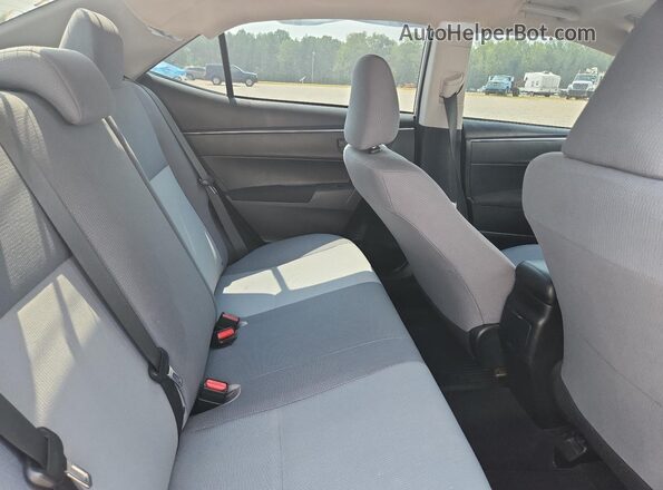 2T1BURHE6GC556816 2016 TOYOTA COROLLA Silver Rear seats view