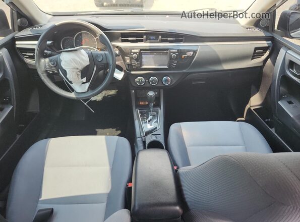 2T1BURHE6GC556816 2016 TOYOTA COROLLA Silver Dashboard view