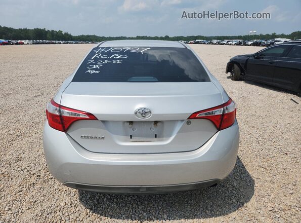 2T1BURHE6GC556816 2016 TOYOTA COROLLA Silver Rear view