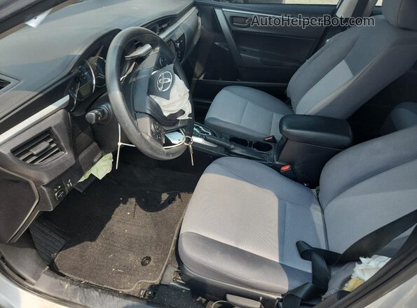 2T1BURHE6GC556816 2016 TOYOTA COROLLA Silver Front interior view