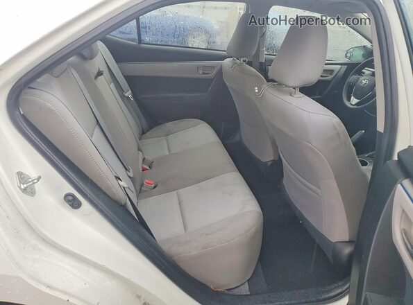 2T1BURHE6GC558372 2016 TOYOTA COROLLA White Widok tylnych siedzeń
