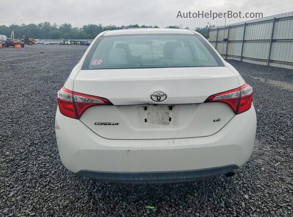 2T1BURHE6GC558372 2016 TOYOTA COROLLA White Widok z tyłu