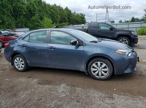 2T1BURHE6GC558601 2016 TOYOTA COROLLA Gray Delantero derecho