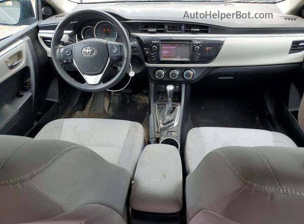2T1BURHE6GC558601 2016 TOYOTA COROLLA Gray Vista del salpicadero