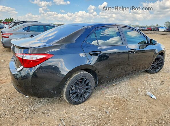 2T1BURHE6GC561238 2016 TOYOTA COROLLA Black Tył prawy