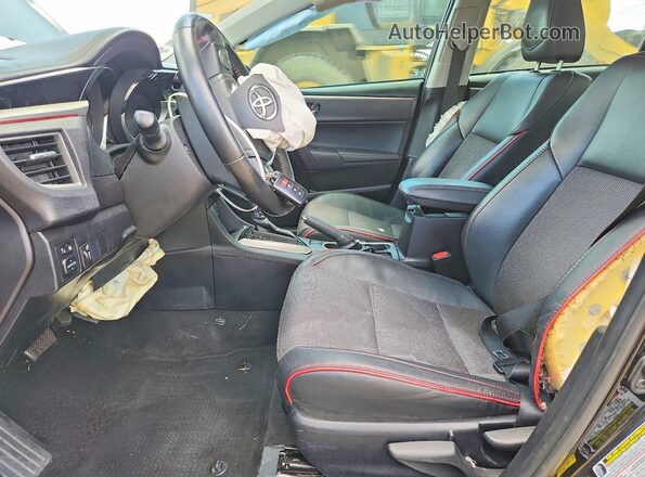 2T1BURHE6GC561238 2016 TOYOTA COROLLA Black Widok wnętrza z przodu