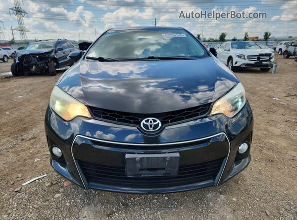 2T1BURHE6GC561238 2016 TOYOTA COROLLA Black Widok z przodu