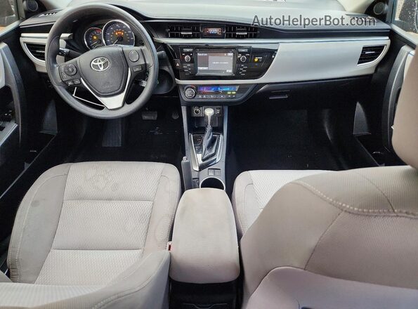 2T1BURHE6GC567556 2016 TOYOTA COROLLA Gray Widok deski rozdzielczej