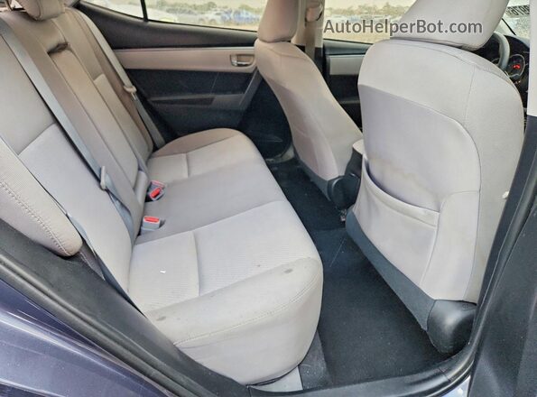 2T1BURHE6GC567556 2016 TOYOTA COROLLA Gray Widok tylnych siedzeń