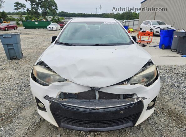 2T1BURHE6GC568786 2016 TOYOTA COROLLA White Вид спереду
