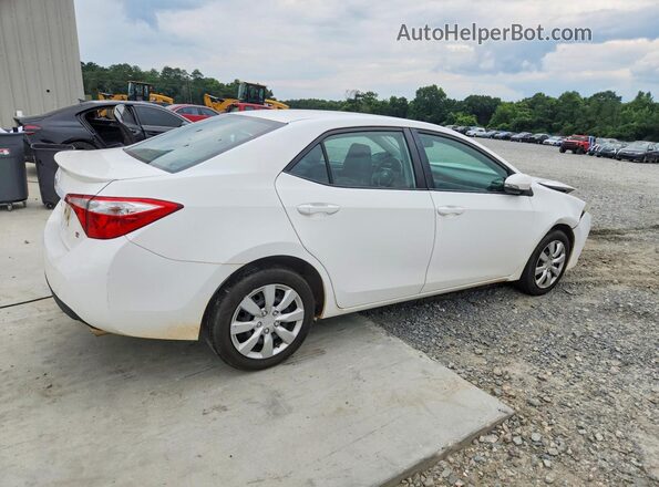 2T1BURHE6GC568786 2016 TOYOTA COROLLA White Задня права чверть