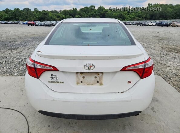 2T1BURHE6GC568786 2016 TOYOTA COROLLA White Вид ззаду