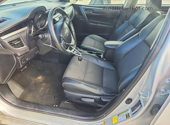 2T1BURHE6GC574457 2016 TOYOTA COROLLA Серебряный Вид салона спереди