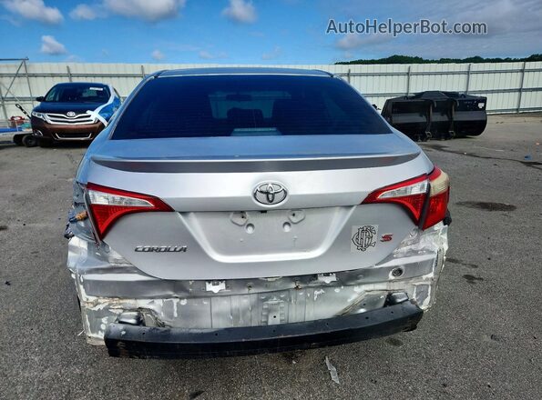 2T1BURHE6GC574457 2016 TOYOTA COROLLA Серебряный Вид сзади