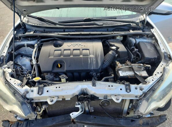 2T1BURHE6GC574457 2016 TOYOTA COROLLA Серебряный Вид задней части салона