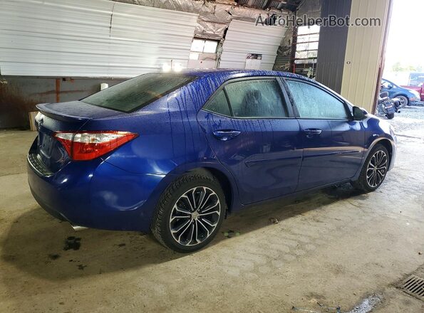2T1BURHE6GC611104 2016 TOYOTA COROLLA Синий Задняя правая четверть
